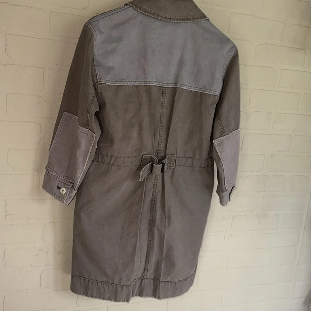 Free People jacket apollo utility patchwork shacket lilac skies we the free XS